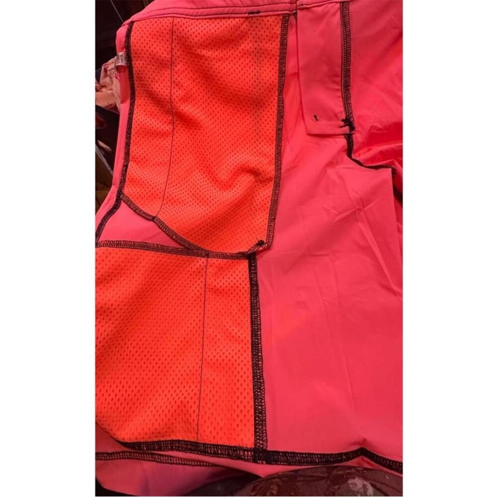 221. FREE PEOPLE All Star Shorts in Neon Coral Sz M NWT $98 - Picture 3 of 5